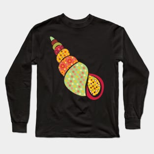 Quilted Seashell Long Sleeve T-Shirt